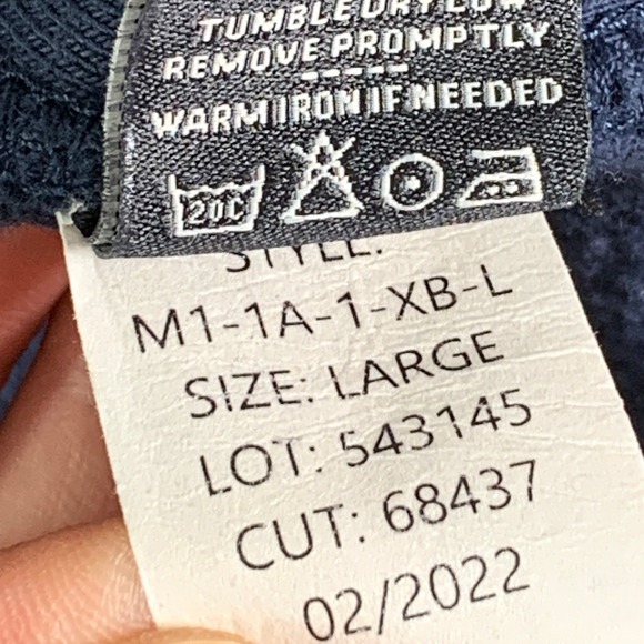 American Giant Hoodie Men Large Full Zip Navy Drawstring Heavyweight - Picture 5 of 11